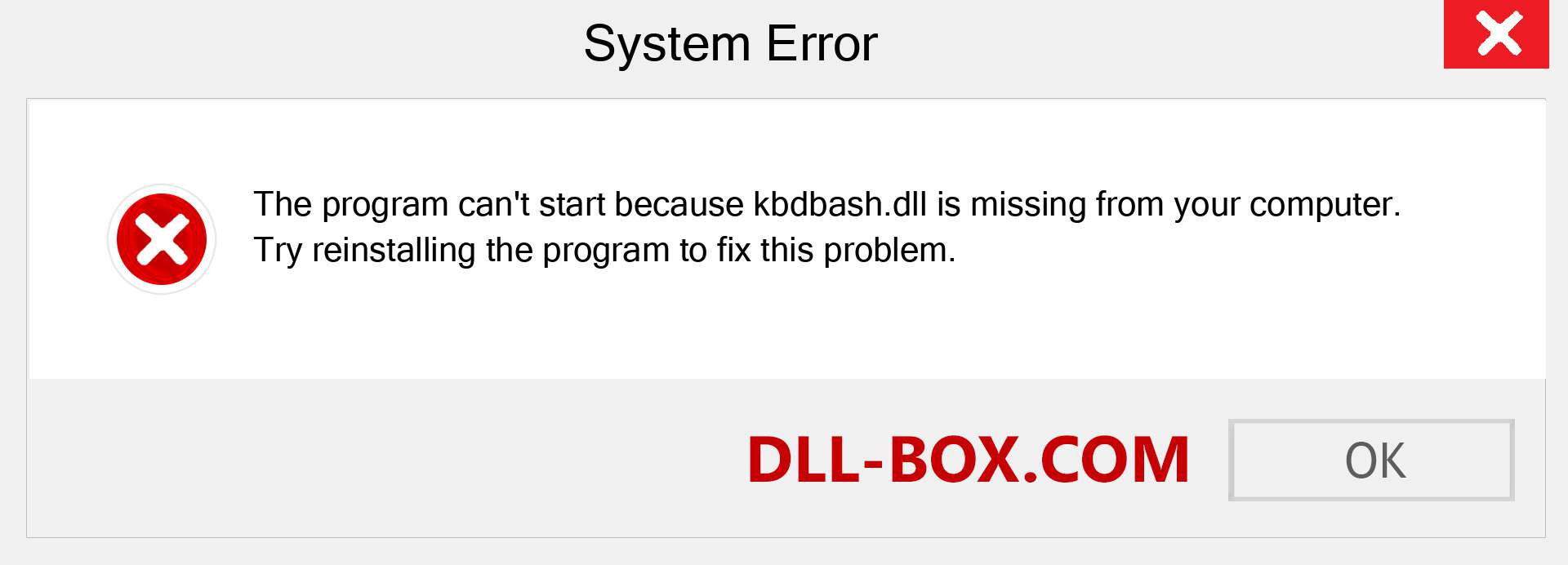  kbdbash.dll file is missing?. Download for Windows 7, 8, 10 - Fix  kbdbash dll Missing Error on Windows, photos, images